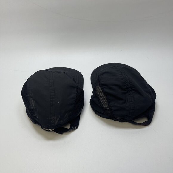 Lot x2 OAKLEY Womens Hydrolix Performance Black Hat Cap Lightweight Running - Picture 3 of 14
